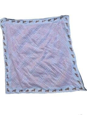 Burberry Scottie Dog Square Scarf